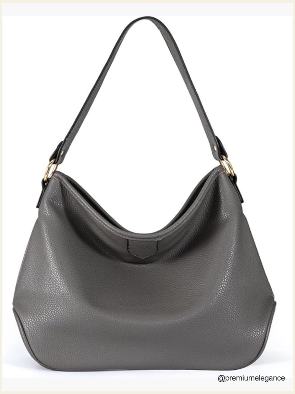 Medium Hobo Bag Crossbody Shoulder Purse Vegan Leather Work Daily Handbag